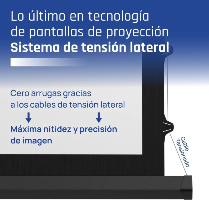 iggual Pantalla eléc tensionada 16:9 92" 203x114cm