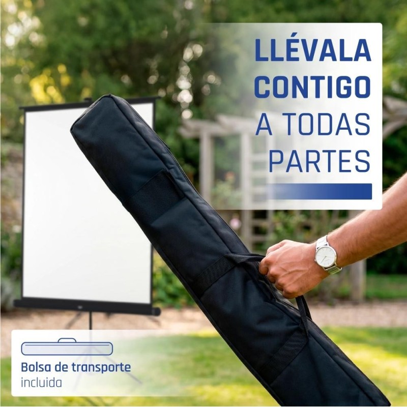 iggual Pantalla 72" 152x115 cm 4:3 trípode+bolsa
