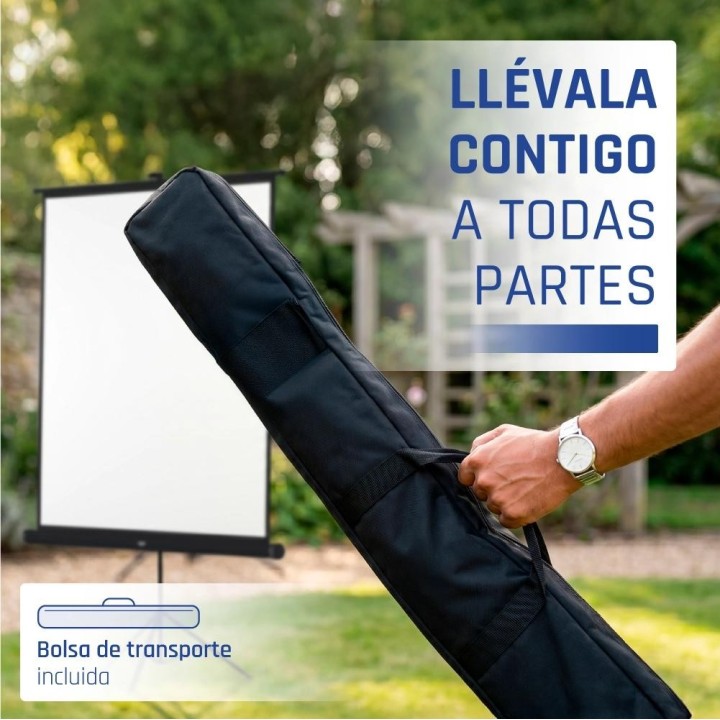 iggual Pantalla 72" 152x115 cm 4:3 trípode+bolsa