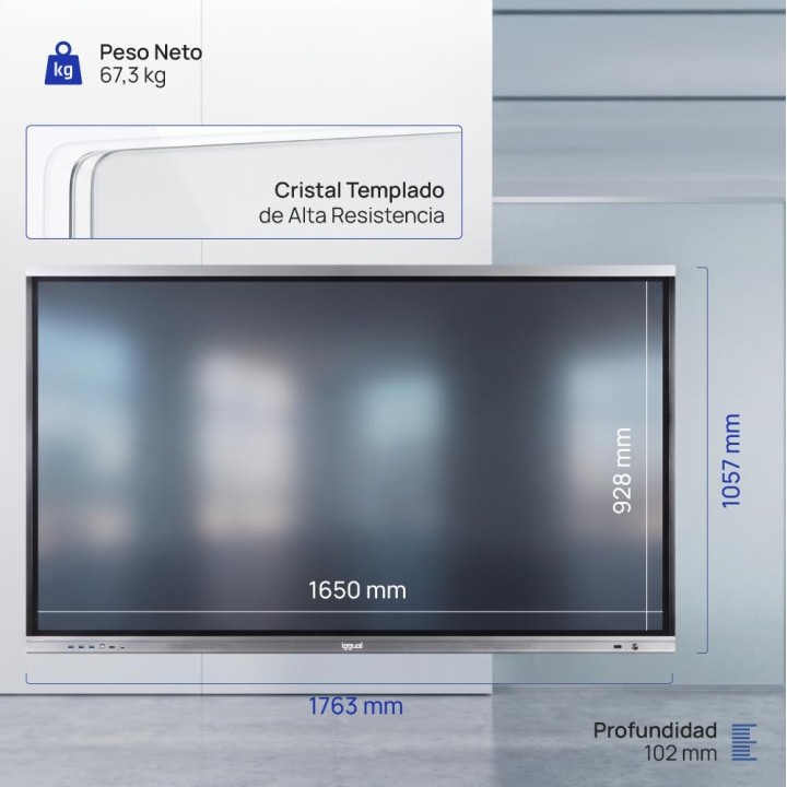 iggual Pantalla interactiva 4K ORCHID 75"