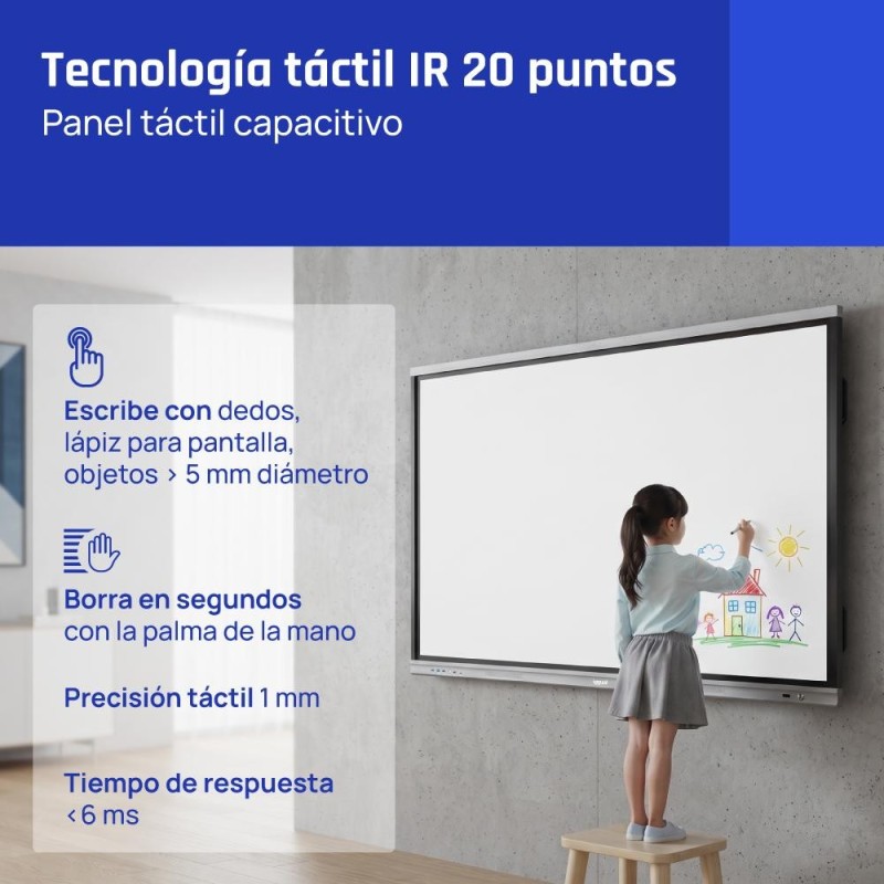iggual Pantalla interactiva 4K ORCHID 65"
