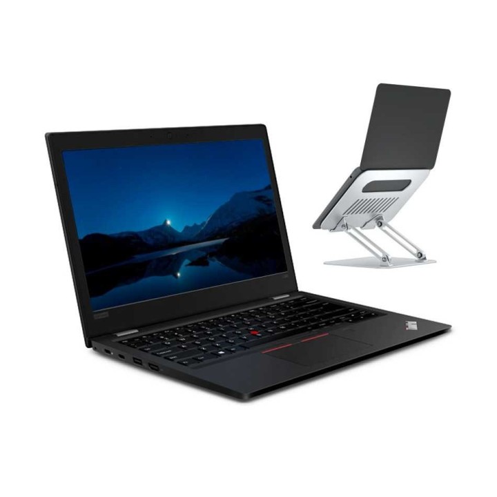 Lenovo ThinkPad L390 Core i5 8265U 1.6 GHz | WEBCAM | WIN 11 PRO | SOPORTE AISENS | MALETÍN DE REGALO