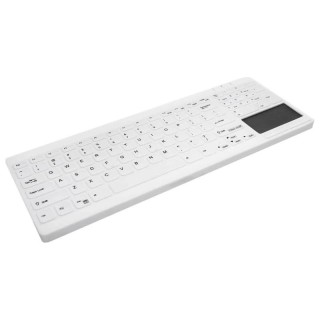 Cherry Teclado Touchpad lavable/desinfe USB Blanco
