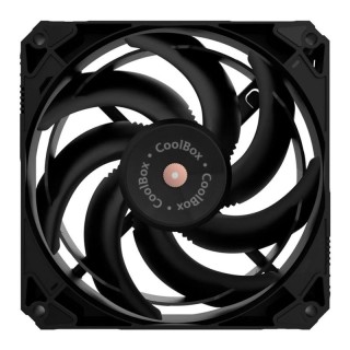 Coolbox Gaming Ventilador V12 PWM AUX 12Cm Negro
