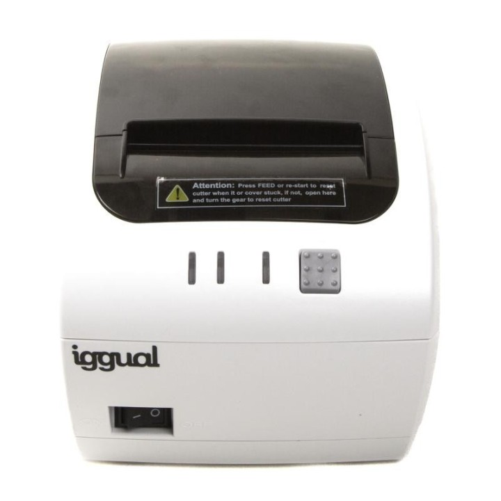 iggual Impresora térmica TP EASY 80W USB+RJ11 blan
