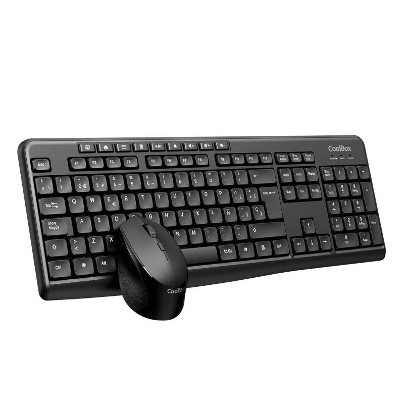 Coolbox Kit Teclado MM + Ratón Inalámbrico