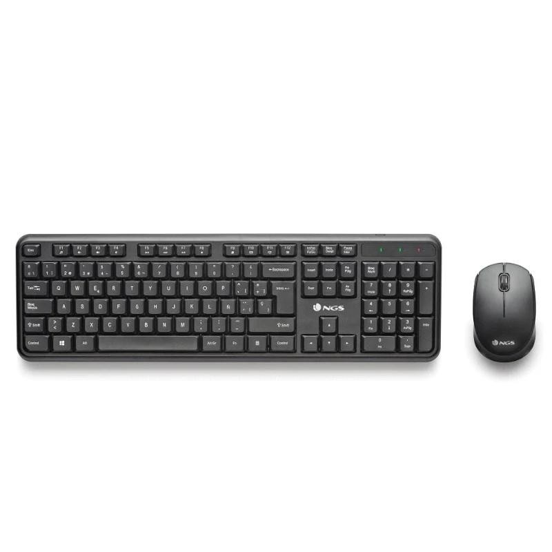 NGS Kit teclado+raton Harmony Inalámbrico 12 Tecla