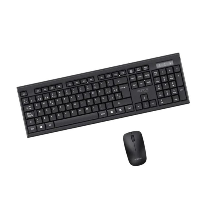 APPROX Teclado+raton inal. MX410 Negro