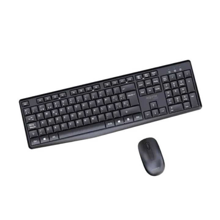 APPROX Teclado+raton inalamb X420B 1000DPI Negro