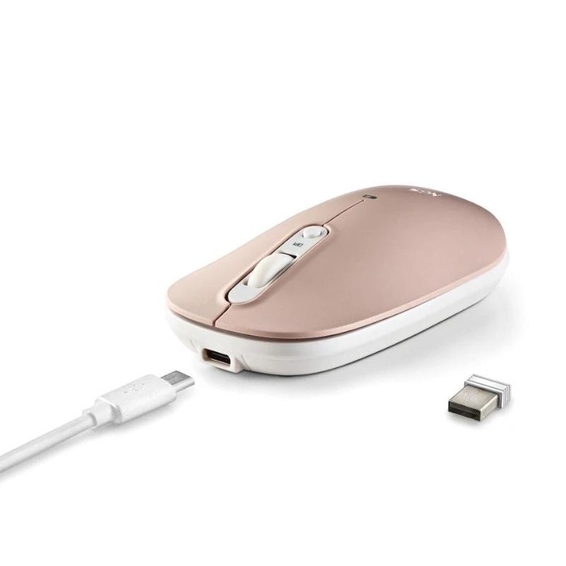 NGS RATON MULTIDISPOSITIVO 2.4GHZ RECARGABLE SHELL