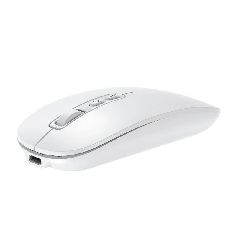 Coolbox Ratón W02-IA Inalámbrico RF+BT Blanco