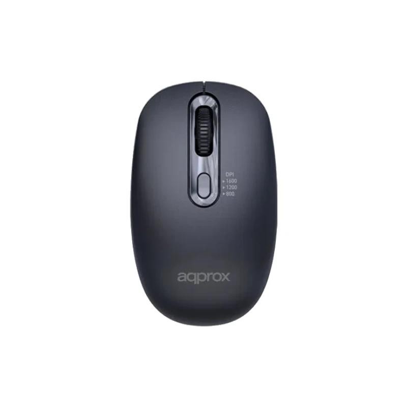 APPROX Ratón inalámbrico APPXM200 2.4GHZ Negro