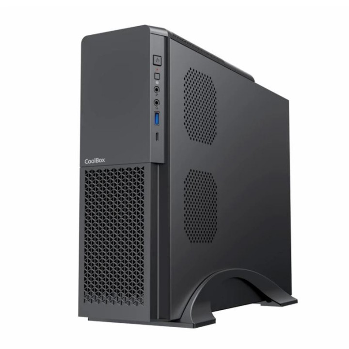 COOLBOX CAJA MATX T313 SLIM FTE.500GR-S 500W USB-C
