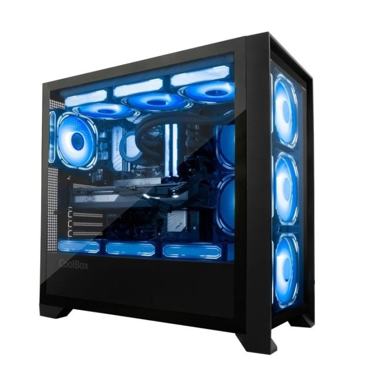 Coolbox Caja Gaming ATX Ge-2000 DualView  S/Fte