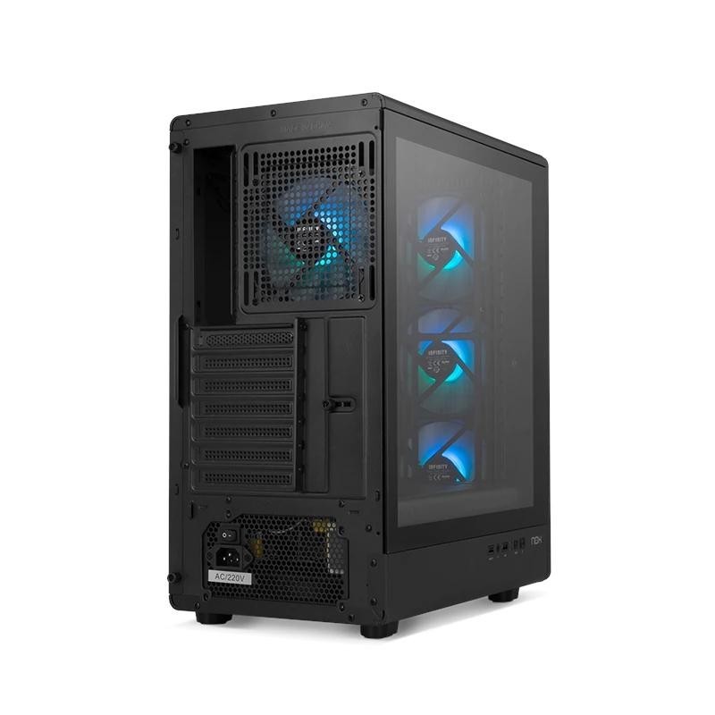 NOX Semitorre INFINITY IOTA ARGB Negro USB 3.0
