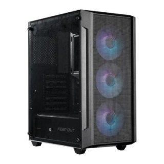 Keep Out Caja M-Atx KO XC-200 RGB USB3 Black Glass