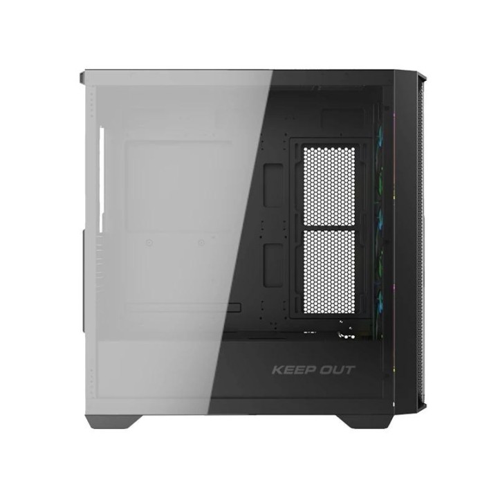 Keep Out Caja M-Atx KO XC-500 ARGB USB3 BlackGlass