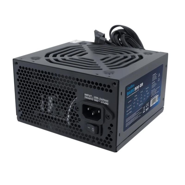 CoolBox Fuente.Alim 20+4 pin ATX BASIC 500W