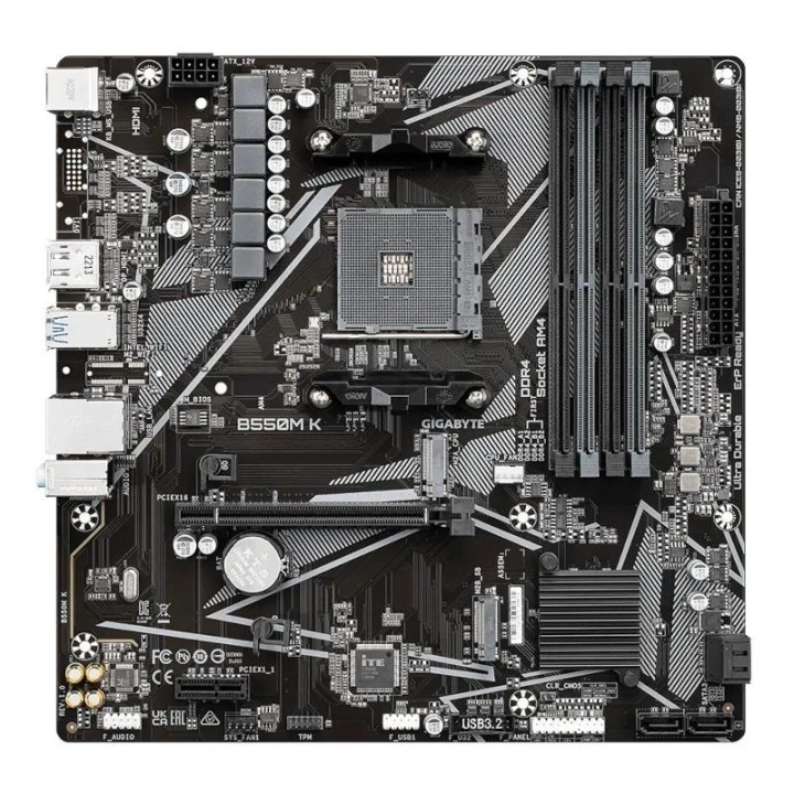 Gigabyte Placa Base B550M K mATX AM4
