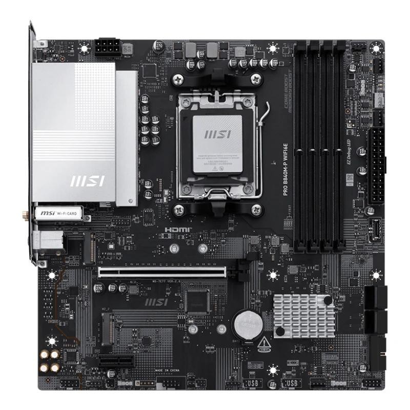 MSI Placa Base PRO B840M-P WIFI6E DDR5 mATX