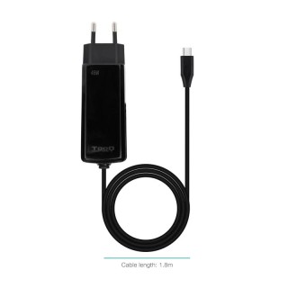 Tooq Cargador portátil GAN USB-C PD 45W Cúbico
