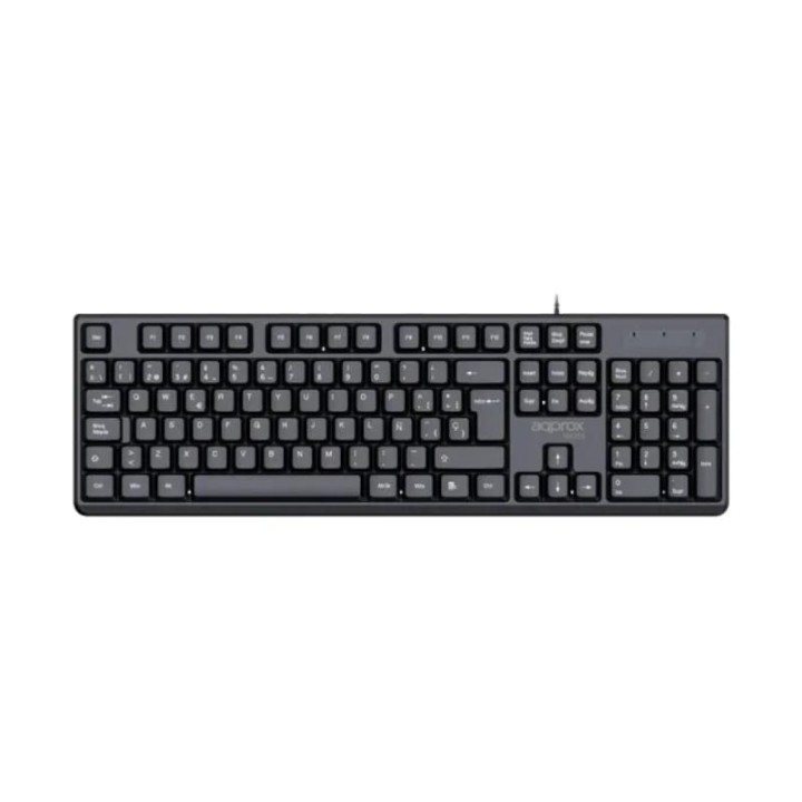 APPROX Teclado X205 USB 2.0 Negro
