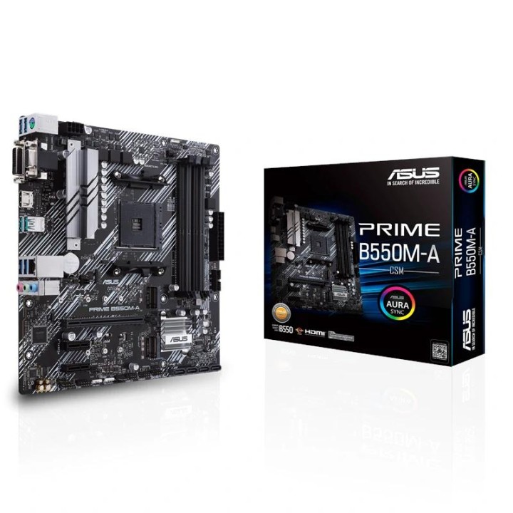 ASUS Placa Base PRIME B550M-A/CSM  mATX AM4