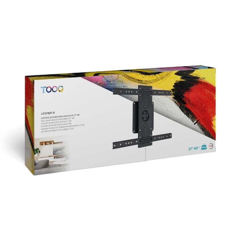 Tooq LP3780F-R Soporte pared rotación 360º Negro