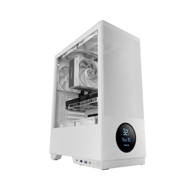TACENS Caja Atx Pantalla Ventis 3X120mm Blanco