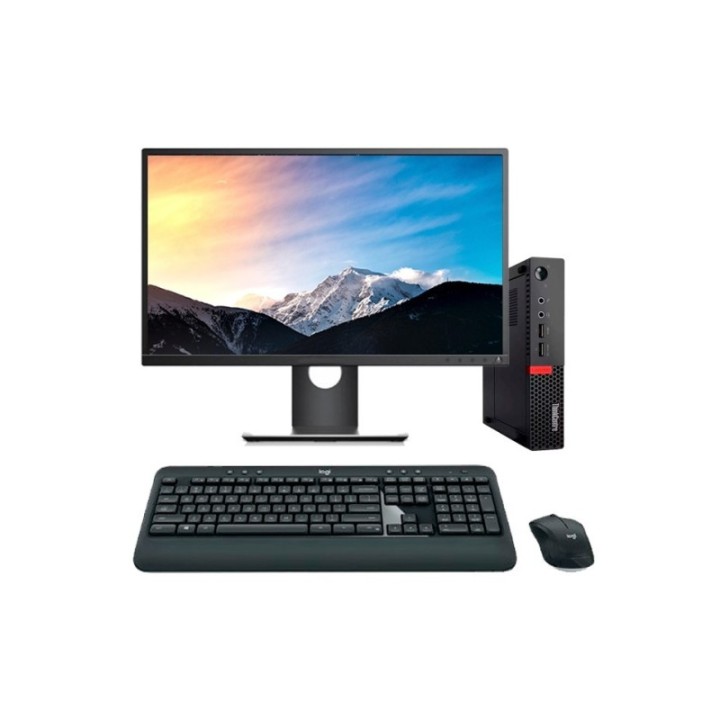 Lenovo ThinkCentre M910Q Mini PC Core i5 6500T | LCD | 16 GB | 240 SSD | WIFI | TEC. Y RATON INALAMBRICO | DP