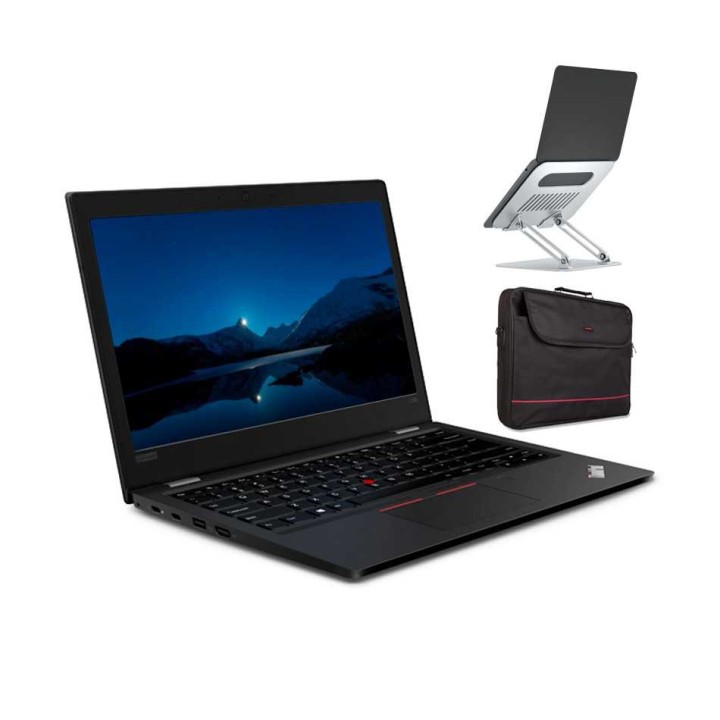 Lenovo ThinkPad L390 Core i5 8265U 1.6 GHz | WEBCAM | WIN 11 PRO | SOPORTE AISENS | MALETÍN DE REGALO