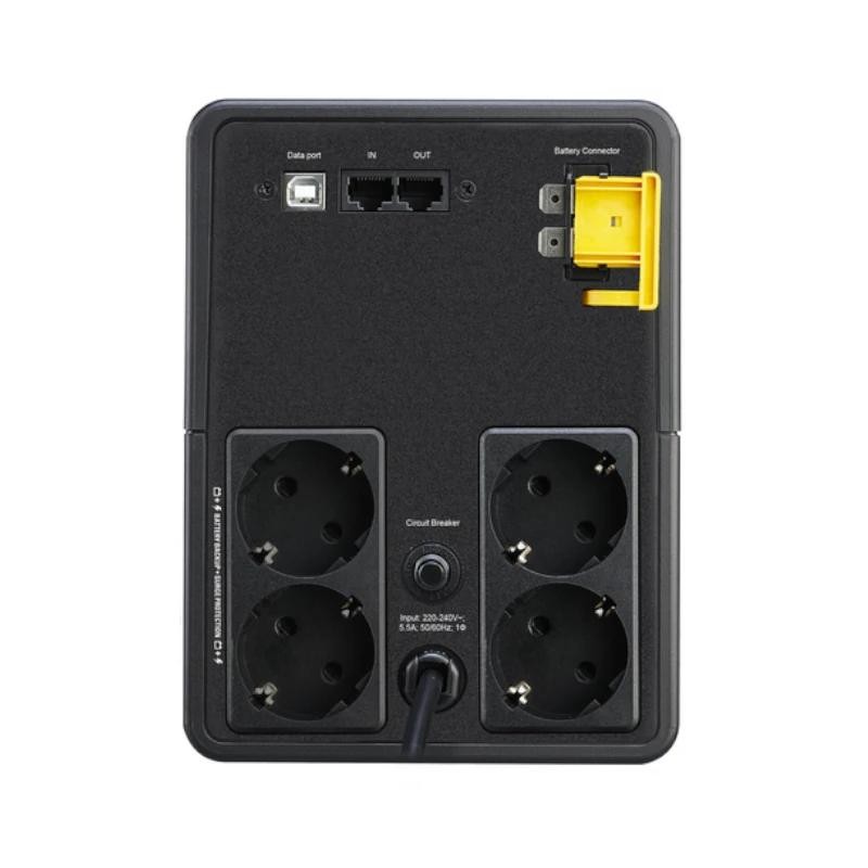 APC Back UPS 1200VA/650W 4 tom Schuko USB A+C