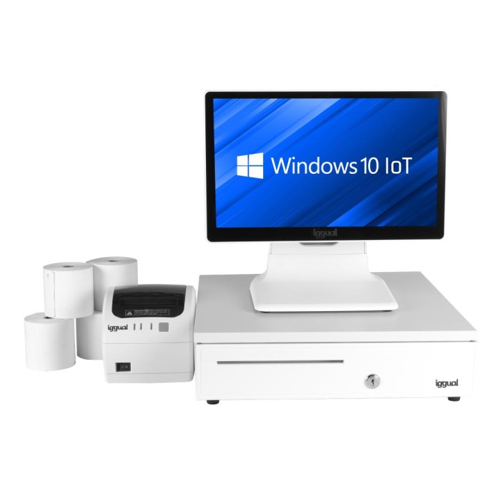 Pack TPV blanco 15,6"  N100 +30PW+EASY80W+W11