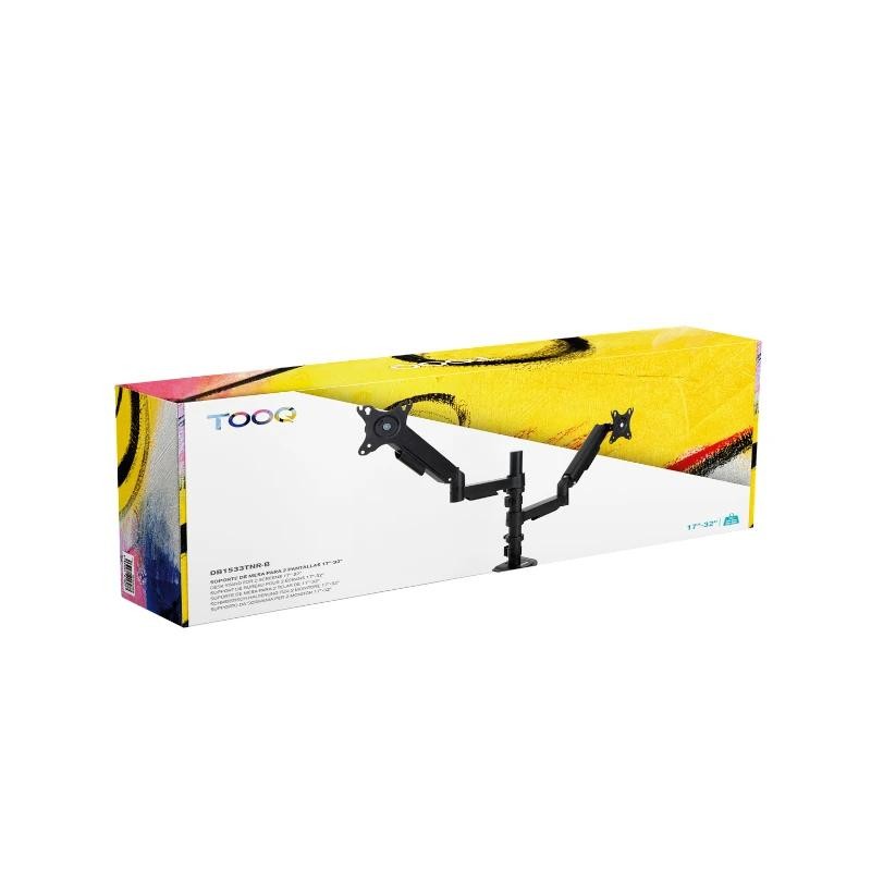 Tooq Soporte mesa DB1533TNR-B 2 brazo 17-32 Negro