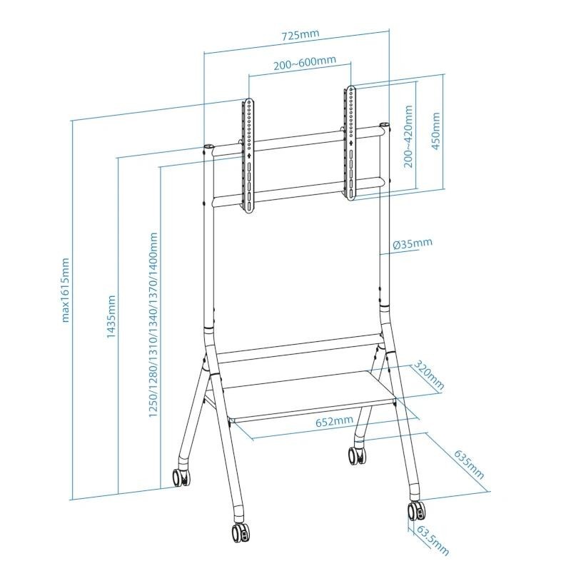 Tooq IDreams Soporte suelo pantallas 37"-86"