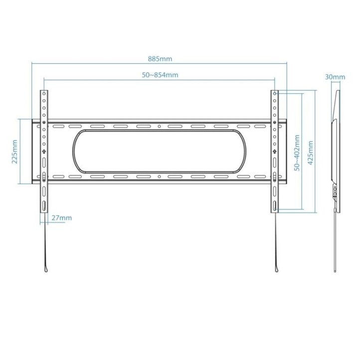 Tooq LP1090F-B Soporte de pared pantallas 43"-90"