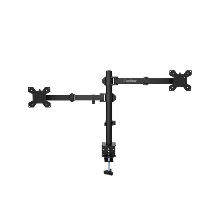 COOLBOX Soporte Monitor+Portátil Monobrazo Acero