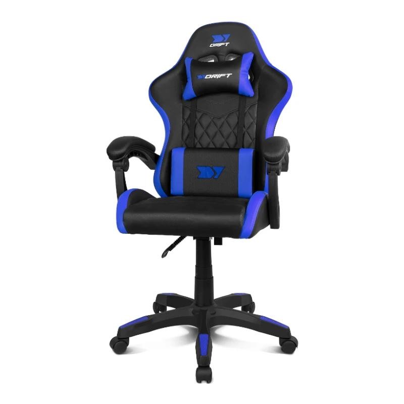 DRIFT Silla Gaming DR35 Negra-Azul Eléctrico