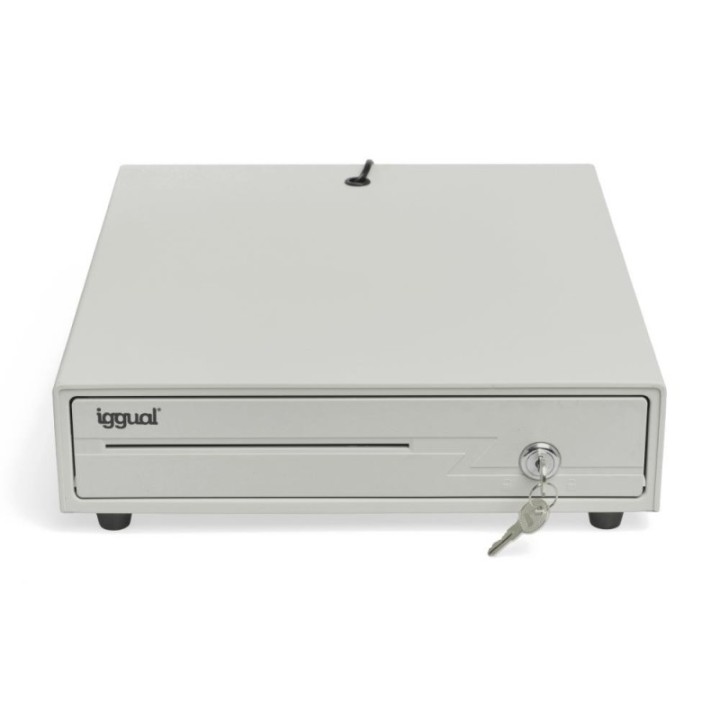 iggual Cajón portamonedas IRON-10W 38cm 4+6 blanco