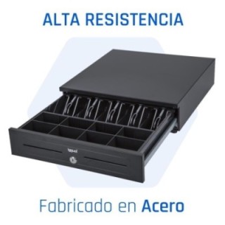 iggual Cajón portamonedas IRON-HD 41cm 5+8 negro