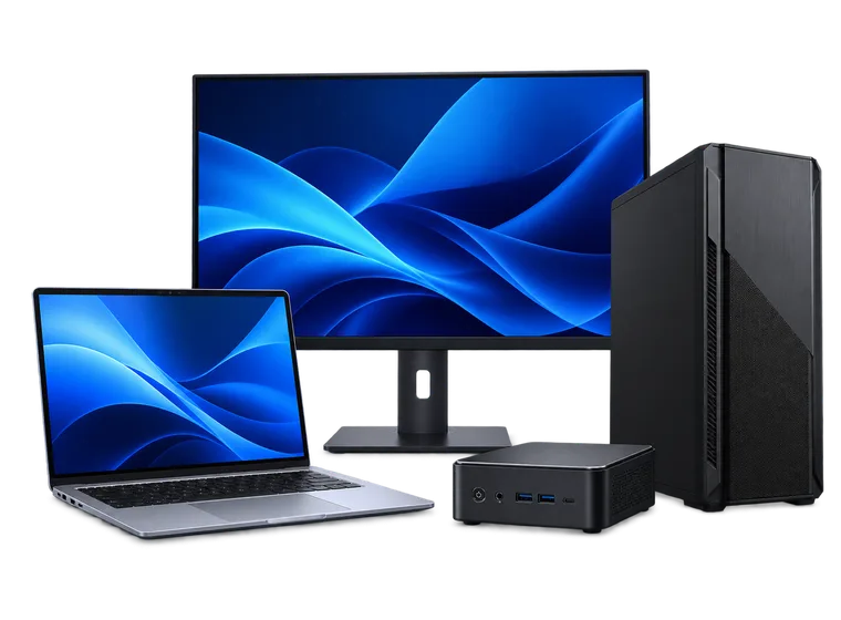 Equipos informáticos profesionales nuevos y reacondicionados